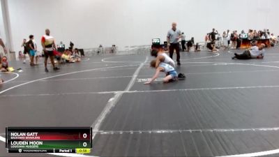 55 lbs 1st Place Match - Nolan Gatt, Backyard Brawlers vs Louden Moon, Louisiana Muggers