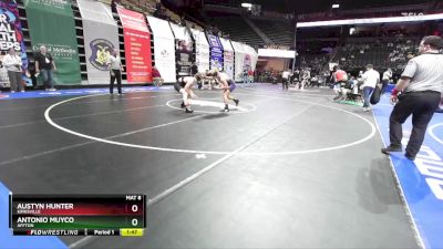 157 Class 2 lbs Champ. Round 1 - Austyn Hunter, Kirksville vs Antonio Muyco, Affton