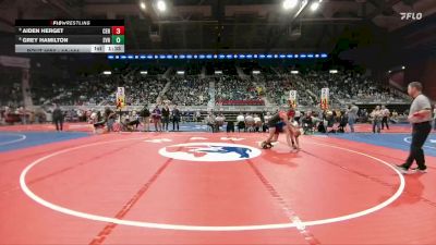 4A-144 lbs Champ. Round 1 - Aiden Herget, Central vs Grey Hamilton, Evanston