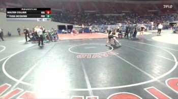 4A Boys 157 lbs Champ. Round 1 - Tugg McQuinn, Pendleton Boys vs Walter Collier, Henley Boys
