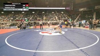 3A-106 lbs Quarterfinal - Jonathan Hine, Powell vs Mason Jolley, Douglas