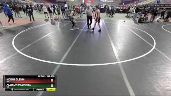 103-109 lbs Round 2 - Nixon Glenn, MN vs Allison McDaniel, CO