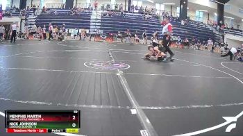 50 lbs Round 3 (3 Team) - Nick Johnson, Carolina Reapers vs Memphis Martin, Violent Little Machines