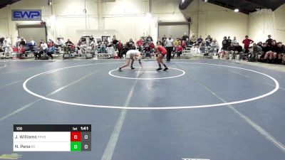 106 lbs Quarterfinal - Julian Williams, Point Pleasant vs Noah Pena, Roane County