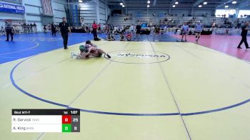 160 lbs Round Of 32 - Ryan Garvick, TNWC Silver Fox vs Ayden King, Barnesville