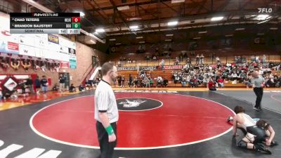 125 lbs Semifinal - Brandon Baustert, Southeast Community College vs Chad Teters, Northeastern Junior College