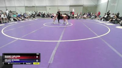 190 lbs Round 1 (8 Team) - Shane Carlson, Minnesota Red vs Drake Bowers, Tennessee