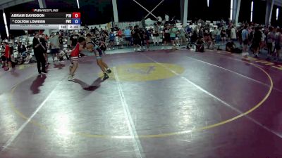 165 lbs Champ. Round 3 - Abram Davidson, Patton Trained WC vs Colton Loween, Pinnacle Wrestling Club