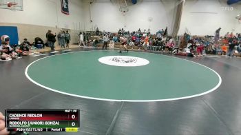 215A Semifinal - Cadence Redlon, Laramie vs Rodolfo (Junior) Gonzalez, Natrona County