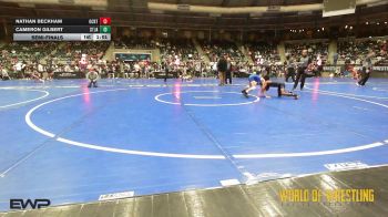 67 lbs Semifinal - Nathan Beckham, OCRTC vs Cameron Gilbert, The St James Academy