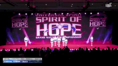 Capital Cheer - Zulu [2026 L1 Youth - D2 - Small Day 2] 2026 Spirit of Hope Grand Nationals
