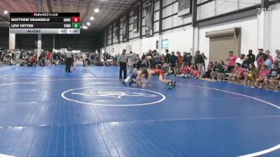 120 lbs Allday - Matthew DeAngelo, GREAT NECK WRESTLING CLUB vs Levi Vetter, EASTERN CAROLINA WRESTLING ACADEMY