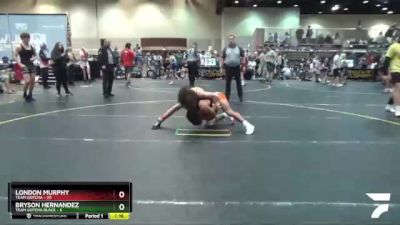 150 lbs Quarterfinals (8 Team) - London Murphy, Team Gotcha vs Bryson Hernandez, Team Gotcha Black