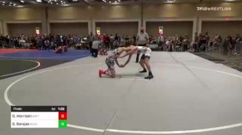 130 lbs Final - Drake Morrison, Brothers Of Steel vs Sebastian Barajas, Monster Garage