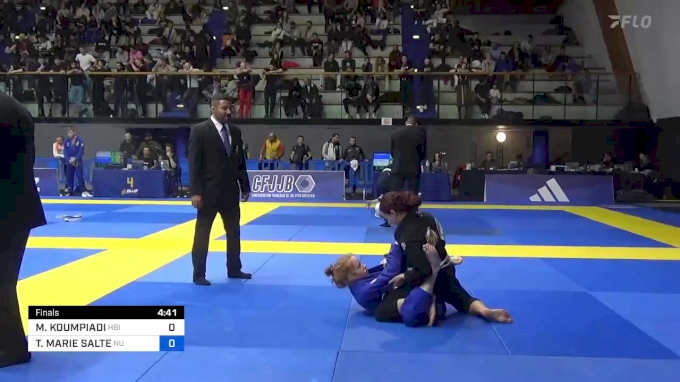 MARIA KOUMPIADI vs TUVA MARIE SALTE 2023 European Jiu-Jitsu IBJJF ...