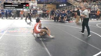 120 lbs Quarterfinal - Carmen Moya, Miami Palmetto vs Shaniah Martinez, East Bay