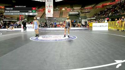 Novice Boys - 74 lbs Champ. Round 1 - Zephyr Salas, Ayala Smash Wrestling vs Qasim Kamal, Mad Dawg Wrestling Club