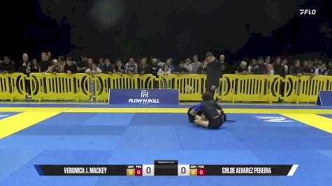 Chloe Alvarez Pereira vs Veronica J. Mackey 2025 Pan IBJJF Jiu-Jitsu No-Gi Championship