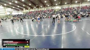 113 lbs Semifinal - Lander Bosh, Sanderson Wrestling Academy vs Braxten Blackett, JWC