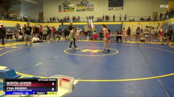 97 lbs 1st Place Match - Quentin Jackson, SlyFox Wrestling Academy vs Fynn Reinerio, Dodge City Training Center