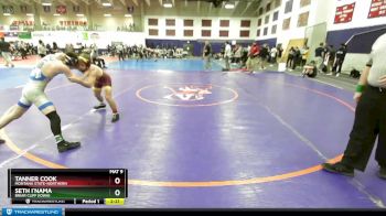 125 lbs Champ. Round 2 - Seth I`nama, Briar Cliff (Iowa) vs Tanner Cook, Montana State-Northern