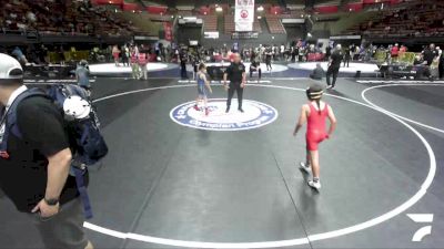 84 lbs Cons. Semis - Lukum Steinruck, Del Norte Wrestling Inc. vs Ronin De Windt, Project 8 Wrestling
