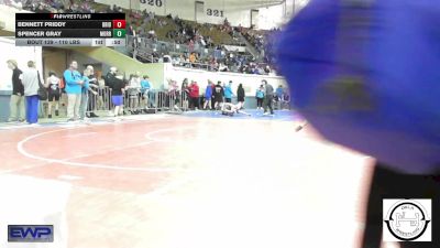 110 lbs Consi Of 32 #2 - Bennett Priddy, Bridge Creek Wrestling vs Spencer Gray, Morrison JH
