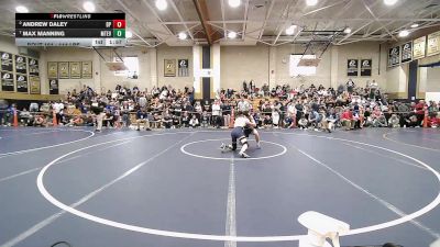 144 lbs Quarterfinal - Andrew Daley, Bristol-Plymouth vs Max Manning, Mount Everett