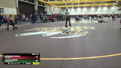 125 lbs Cons. Round 1 - Mason Drew, Alfred State vs Leonard Cocca, Lycoming