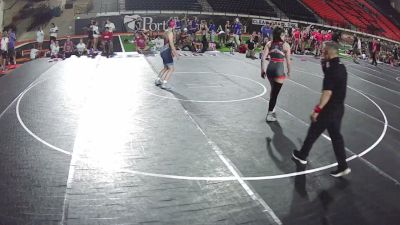 135 lbs Kaytylynn Goforth, Utah 1 HS Girls vs Hailey Worden, Nevada 1 HS Girls