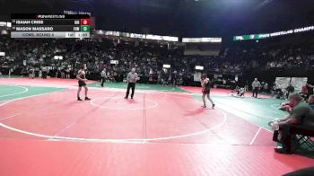 138 lbs Cons. Round 5 - Isaiah Criss, GIR3 vs Mason Massaro, FOWCA