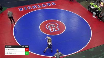 82 lbs Consi Of 8 #2 - Branden Eisenhour, Williamsport vs Tyler Mintz, Bangor