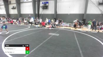 61 lbs Quarterfinal - DeAndre Romero, Victory Wrestling-Central WA vs Daniel Torres, Mat Demon WC