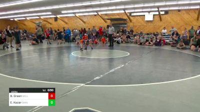 44 lbs Final - Brantley Green, Wellsboro vs Ephram Kazar, Danville