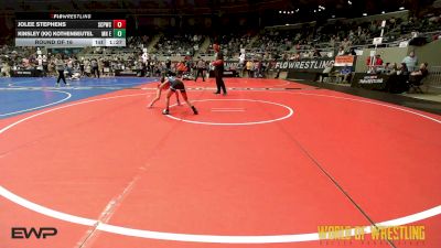 68 lbs Round Of 16 - Jolee Stephens, South Central Punisher Wrestling Club vs Kinsley (KK) Kothenbeutel, MN Elite