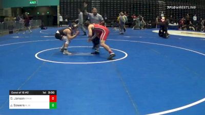 157 lbs Consolation - Dalton Jensen, Grand View vs John Sowers, Highline College