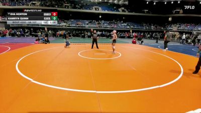 6A 107 lbs Cons. Round 2 - Eva Horton, Richmond George Ranch vs Kamryn Quinn, Klein Collins