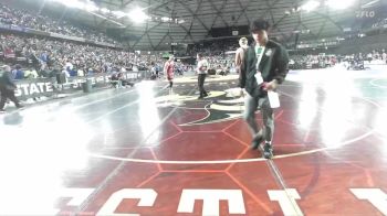 Boys 3A 215 lbs Champ. Round 2 - Brendan Hughes, Mt. Spokane vs Baron Peterson, Enumclaw