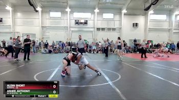 115 lbs Round 3 (10 Team) - Aldin Short, Bandits vs Asher Anthony, 84 Athletes