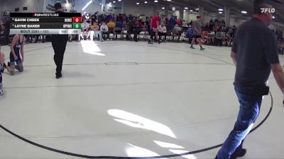 141 lbs Cons. Round 5 - Gavin Cheek, Nebraska Elite Wrestling Club vs Layne Baker, St. Paul Youth Wrestling Club