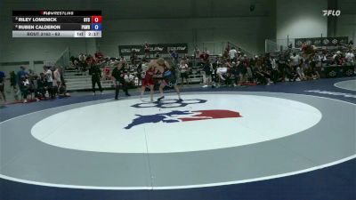 63 lbs Cons. Semis - Riley Lomenick, OTC vs Ruben Calderon, Paradigm Wrestling