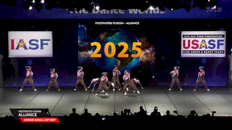 Footnotes Fusion - Alliance [2025 Senior Small Hip Hop Semis] 2025 The Dance Worlds