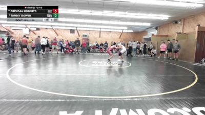 160 lbs Quarterfinal - Brendan Roberts, Kirkville vs Tommy Bowen, Towanda