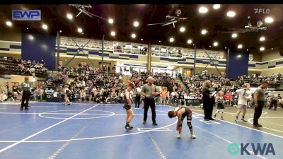 83 lbs Rr Rnd 3 - Ryan Albiston, Geary Youth Wrestling vs Abel Vigil, Choctaw Ironman Youth Wrestling