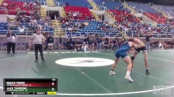 126 lbs Finals (8 Team) - Brock Freer, Pembina County North vs Alex Tandeski, 5-Northern Lights