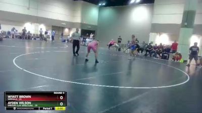 170 lbs Round 3 (6 Team) - Wyatt Brown, Wakulla vs Ayden Wilson, Oregon Clay Wrestling