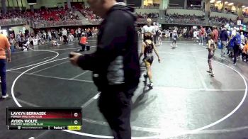 65 lbs Cons. Round 2 - Ayden Wolfe, Fremont Wrestling Club vs Laykyn Bernasek, Pioneer Wrestling Club