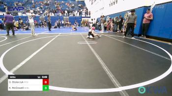 58 lbs Quarterfinal - Davie Stolarzyk, Piedmont vs Kadee McDowell, Noble Takedown Club