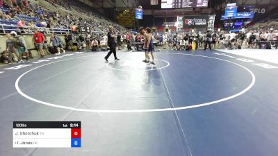 120 lbs Cons 32 #2 - Joseph Uhorchuk, TN vs Isaiah Jones, OK