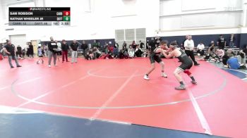 160 lbs 5th Place - Sam Robison, Carrollton Warrior-MS vs Nathan Wheeler Jr, Dayton Bandits-MS